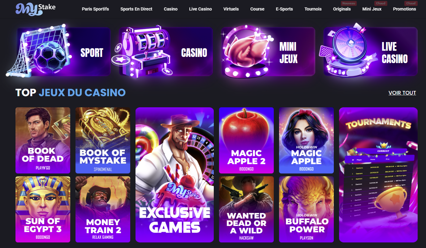 The MyStake Casino Games