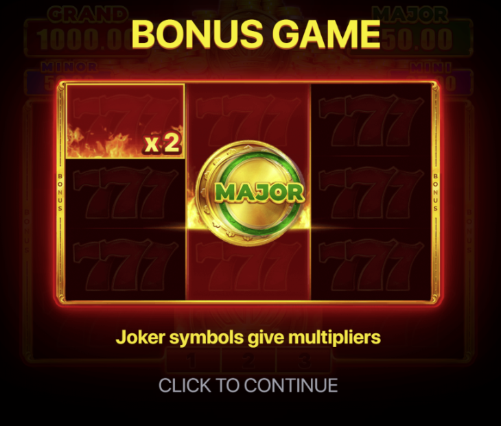 Royal Joker Hold and Win Bonuses And Special Features