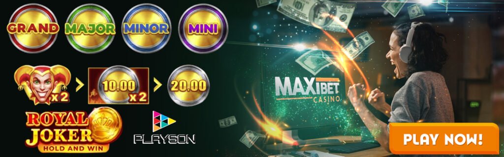 Play Royal Joker Hold and Win Game at MaxiBet Casino