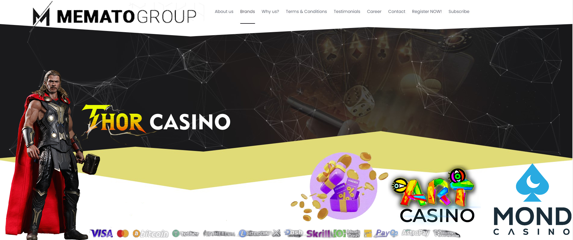 Memato Group Online Casinos